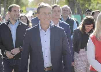 El tren, la boleta única y la candidatura a la vicepresidencia: los puntos que tocó Suarez en la Fiesta de la Ganadería