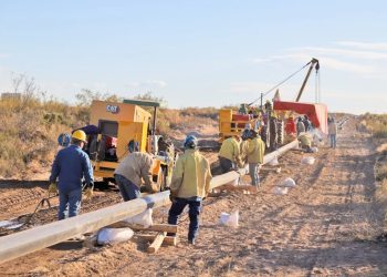 Gasoducto: terminó la colocación de caños y comienzan las pruebas finales