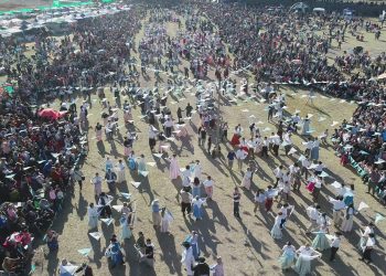 Celeste y blanco en la Villa 25 de Mayo: el Pericón más grande sigue siendo sanrafaelino