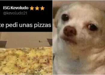 Pidió una pizza por delivery y se llevó una decepcionante sorpresa al abrir la caja: “Hojas A4 con queso”