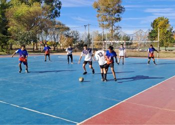 El Municipio construye playones deportivos en varios puntos de San Rafael