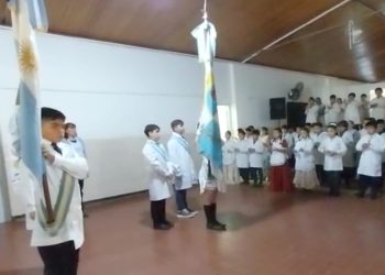 Real inclusión: en la escuela Pedro Goyena se enseña el Himno Nacional en lengua de señas