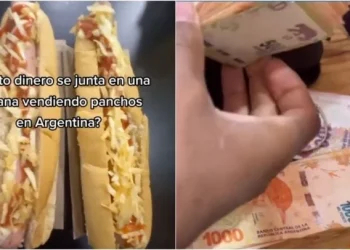Vive en Argentina, vendió panchos tres semanas y se compró el último celular: el brillante «truco» que utilizó