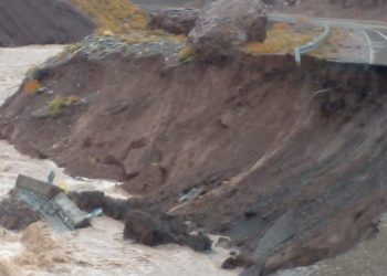 Fuerte temporal sobre la ruta nacional 145: Cierran el Paso Pehuenche