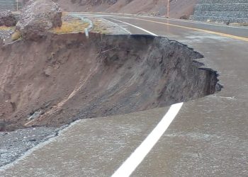 Fuerte temporal sobre la ruta nacional 145: Cierran el Paso Pehuenche