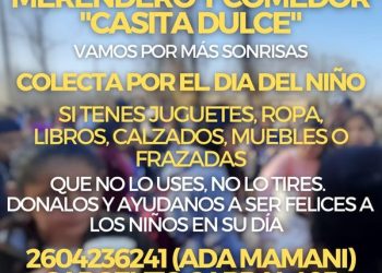 Un comedor de Pueblo Diamante al que asisten 50 niños necesita colaboración para continuar con su loable tarea