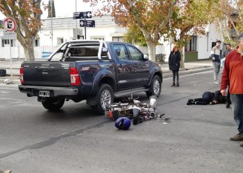 Otro choque en zona céntrica