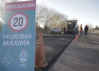 Vialidad renueva la Ruta Provincial 150 de San Rafael que une a la ciudad con General Alvear y con Malargüe