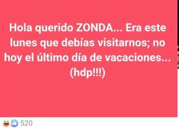 Polémica en la provincia de Mendoza: Un docente bromeó en las redes con el Zonda trágico del viernes