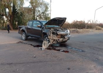 Choque y vuelco en Pedro Vargas y Florida