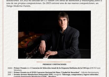 Actuará en San Rafael el reconocido Uriel Pascucci, pianista mendocino de nivel internacional