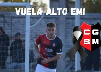 San Martín de Salto de las Rosas despidió a Emiliano Esquivel