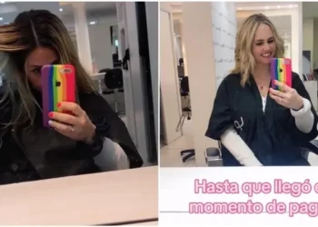Fue a teñirse en una famosa peluquería y quedó sorprendida al ver cuánto le cobraron