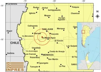 Fuerte temblor en San Juan se sintió en Mendoza