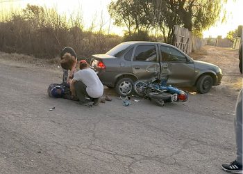 Otro motociclista lesionado