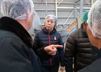 Posible exportación mendocina: funcionarios chinos visitaron fincas de frutos secos para conocer cuáles son las medidas contra las plagas