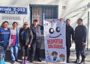 “Despertar Solidario” y la Policía Vial trabajan para festejar el Día del Niño