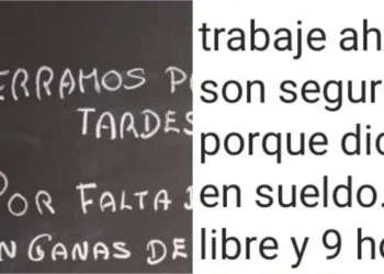 Cerró el local con un cartel reclamando “personal con ganas de trabajar” y una ex empleada lo “escrachó” por las condiciones que ofrece