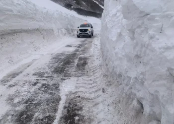 El meme que se volvió real: la foto de la nieve en Las Cuevas que es viral