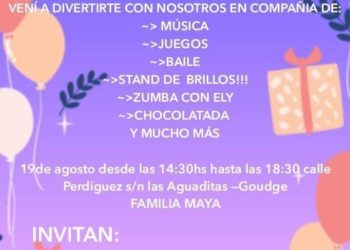Día del Niño: organizan una celebración que tendrá lugar en Goudge