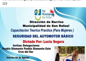 Ofrecieron una capacitación de mecánica y mantenimiento de vehículos para mujeres