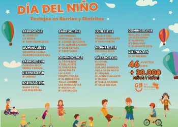 El Municipio organiza 46 festejos en ciudad y distritos por el Día del Niño