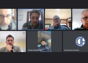 Paso Las Leñas: las Cámaras de Comercio de San Rafaely de Rancagua y O’Higgins, Chile, se reunieron virtualmente