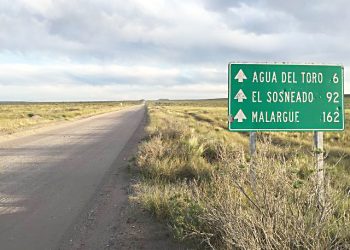 Volcaron en la ruta hacia Agua del Toro