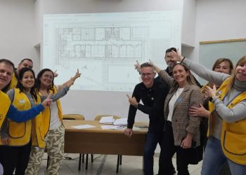 Continúa a paso firme: el Club de Leones presentó los planos de la futura Escuela de Ortofonía y Sordos