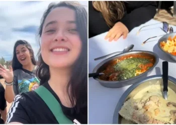 Comieron una abundante cantidad de comida en un tenedor libre y sorprendieron a todos con lo que pagaron: “Estuvo precioso”