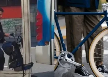 Creó una bicicleta con un marco gigante y el resultado es furor en las redes: «Obra de arte en ruedas»