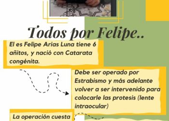 “Vuelo de Águilas” pide ayuda para la operación que mejoraría la visión a un niño