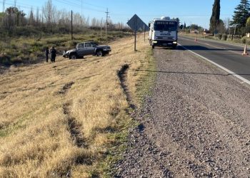 Un hombre lesionado tras volcar en su camionetaGENERAL ALVEAR