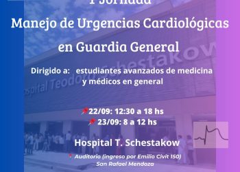 Se desarrollan en el Schestakow jornadas de “Emergencia cardiológica en Guardia General”