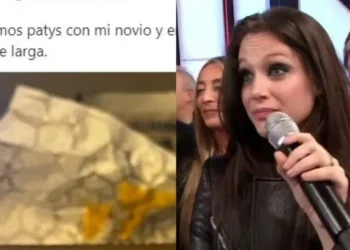 Pidió una hamburguesa y le llegó con una dedicatoria que le generó problemas con su novia