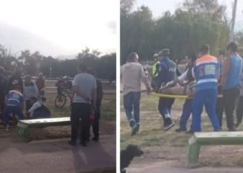 Provincia de Mendoza: Un adolescente en grave estado tras recibir una descarga eléctrica en una plaza