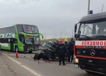 Río Negro: Un profesor de folclore manejaba a contramano por la ruta y murió tras chocar de frente contra un micro