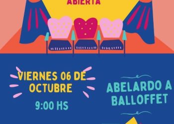 Desde la institución “Abelardo Arias Balloffet” invitan a participar hoy de una “Escuela Abierta”