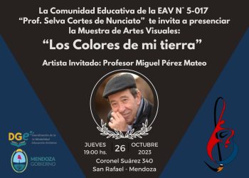 Hoy se desarrollará la muestra de artes visuales “Los colores de mi tierra”