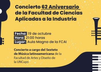 Se acerca el 62° aniversario de la FCAI y un sexteto brindará un concierto gratuito para celebrar