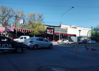 Un ciclista lesionado tras choque en avenida Yrigoyen