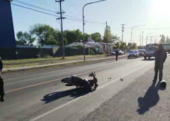 Otro siniestro y otro motociclista herido