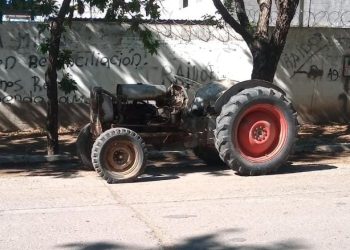 Alvear: «devolvieron» un tractor robado