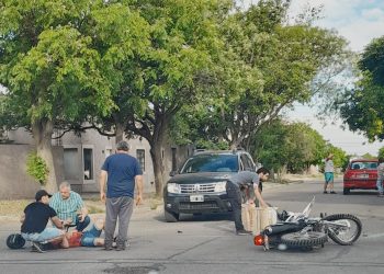 Otro motociclista lesionado y van…