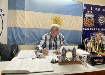 Juan Bielli continuará al mando de la Liga Sanrafaelina de Fútbol hasta febrero del 2024