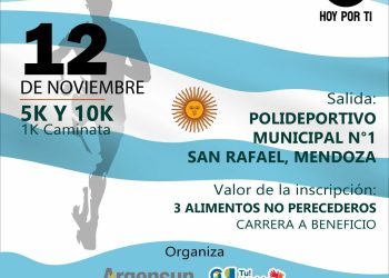 Se llevará a cabo una maratón solidaria cuyos fondos se destinarán a tres instituciones benéficas de San Rafael