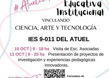 El IES Del Atuel organiza la feria educativa institucional “Atuelizarte” e invita a participar