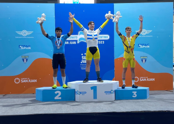 Medalla de plata para Abril Ureta y Tiago Rivera en el Campeonato Argentino de Pista