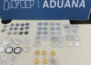 «Las encontré en la calle y las agarré»: ocultaba 60 monedas de metales preciosos valuadas en $10.000.000