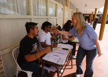 Votó Hebe Casado y convocó a los mendocinos a participar
